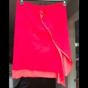 DKNY Bright Red/Pink Skirt - size 4